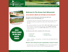 Tablet Screenshot of greencardwisconsin.com